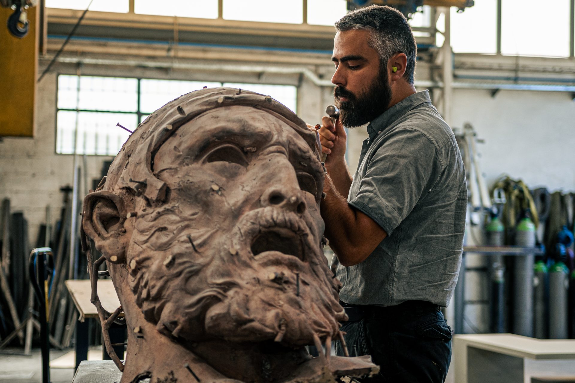 STORM CUBE, Edición Parcial de Bronce (Cabeza)